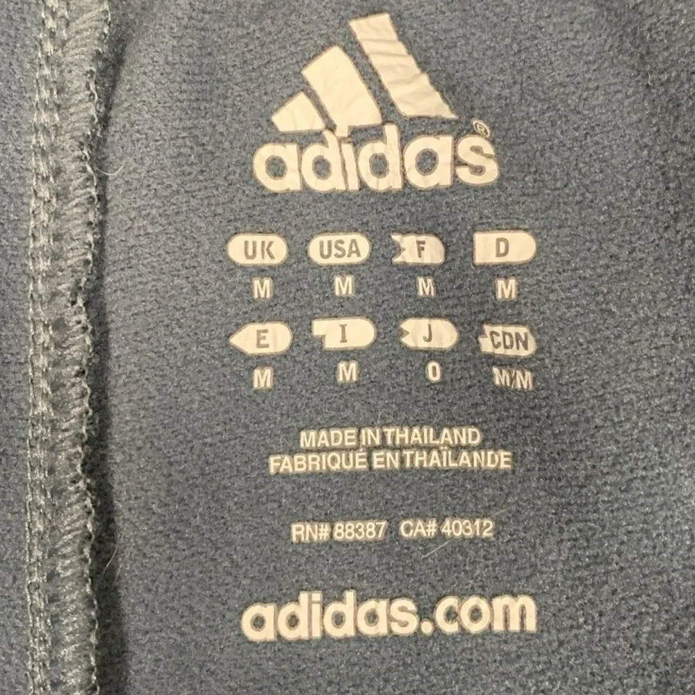Adidas Mens Performance Athletic Sweat Pants Gray Black Pockets Sz Medium‎